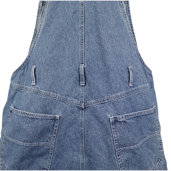 Vintage Pooh and Friends Denim Overalls Women's XL Wide Leg Baggy w/Flaws Retro - Picture 10 of 16